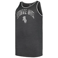 Débardeur Profile Heather Charcoal Chicago White Sox Big & Tall Arch Over Logo pour homme