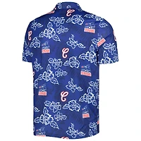 Polo à imprimé Puamana Reyn Spooner pour homme, bleu marine Chicago White Sox Cooperstown Collection