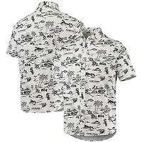 Men's Reyn Spooner White Chicago Sox Kekai Performance Button-Down Shirt