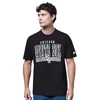 Men's Starter  Heather Gray/Black Chicago White Sox Two-Pack Long Sleeve & Short T-Shirt Set