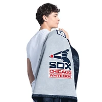 Men's Starter  Navy Chicago White Sox Cooperstown Collection Point Man Full-Snap Coaches Jacket