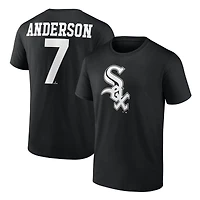 Men's Tim Anderson Black Chicago White Sox Player Icon T-Shirt