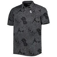 Men's Tommy Bahama Black Chicago White Sox Big & Tall Miramar Blooms Polo