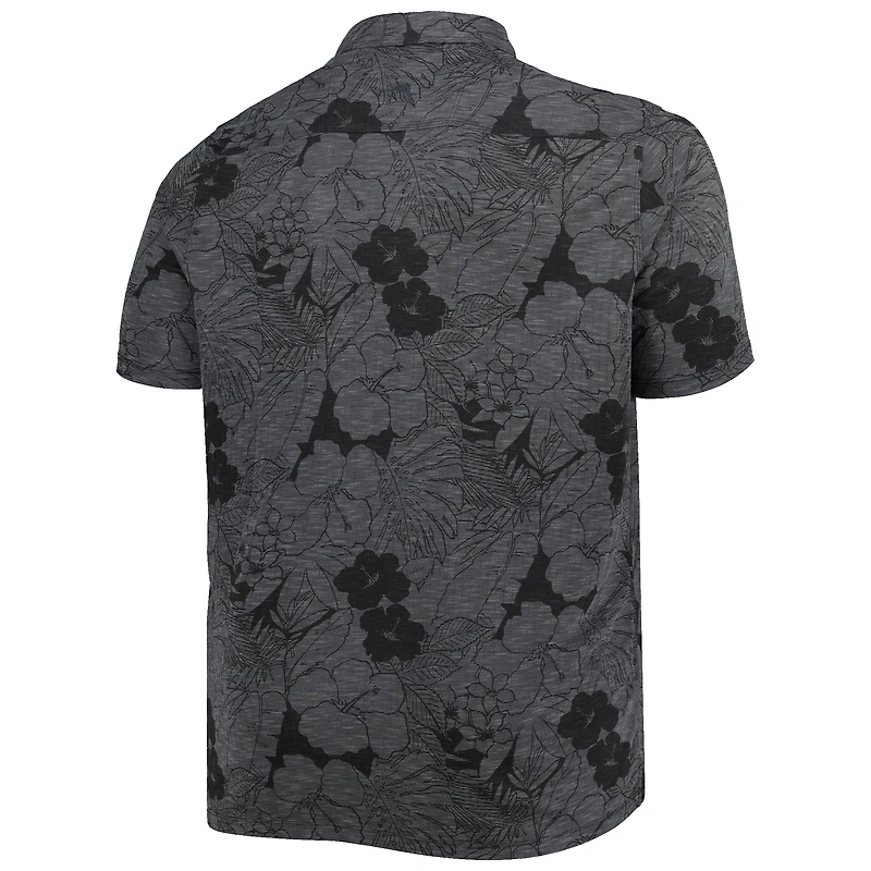 Men's Tommy Bahama Black Chicago White Sox Big & Tall Miramar Blooms Polo