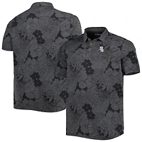 Tommy Bahama Black Chicago White Sox Big & Tall Miramar Blooms Polo pour homme
