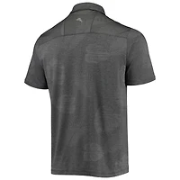 Polo pour homme Tommy Bahama Charcoal Chicago White Sox Palm Coast Delray Fond IslandZone Allover
