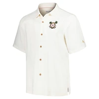 Men's Tommy Bahama White Chicago Sox Pitcher's Paradiso Button-Up Camp Shirt