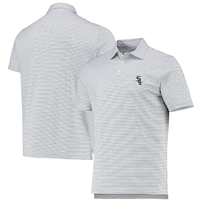 Men's Vineyard Vines Gray Chicago White Sox Heathered Winstead Sankaty Polo