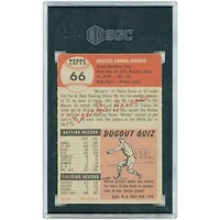 Minnie Miñoso Chicago White Sox 1953 Topps #66 SGC Authenticated 4.5 Card