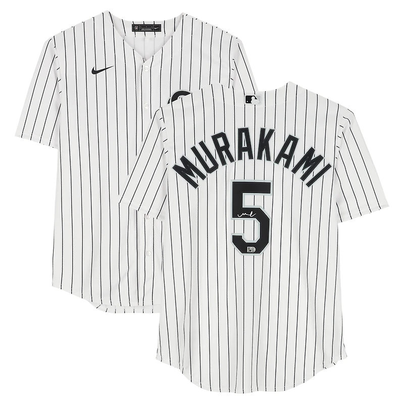 Munetaka Murakami Chicago White Sox Autographed White Nike Replica Jersey