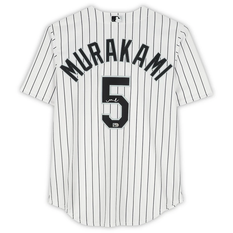 Munetaka Murakami Chicago White Sox Autographed White Nike Replica Jersey