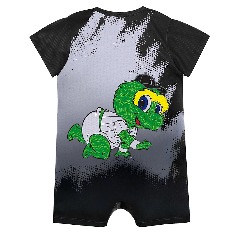 Newborn Outerstuff Black Chicago White Sox Baby Mascot Bodysuit