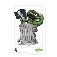 Oscar the Grouch Chicago White Sox 11" x 17" Sesame Street Poster Print
