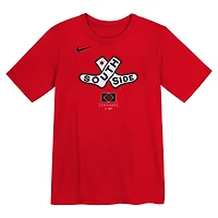 T-shirt Nike rouge pour enfant avec logo City Connect des Chicago White Sox 2025