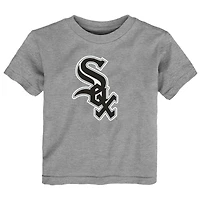 Toddler  Heather Gray Chicago White Sox Primary Logo T-Shirt