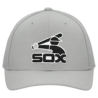Unisex Mitchell & Ness  Gray Chicago White Sox Basic Coop Pro Adjustable Hat