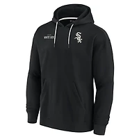 Sweat à capuche unisexe Fanatics Black Chicago White Sox Elements en polaire super douce