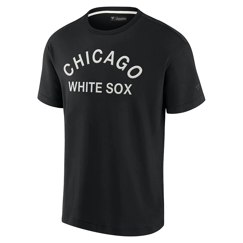 T-shirt unisexe Fanatics noir Chicago White Sox Elements à manches courtes ultra doux