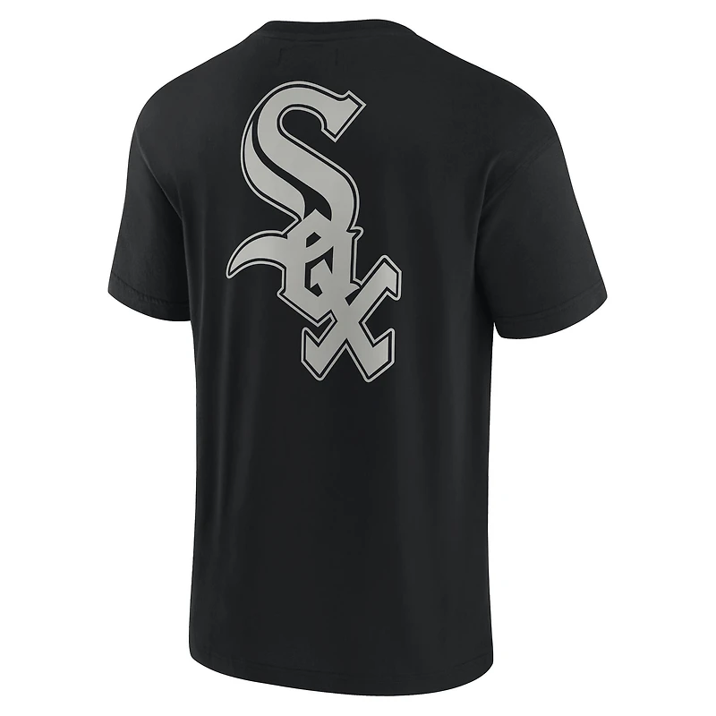 T-shirt unisexe Fanatics Black Chicago White Sox Elements super doux à manches courtes
