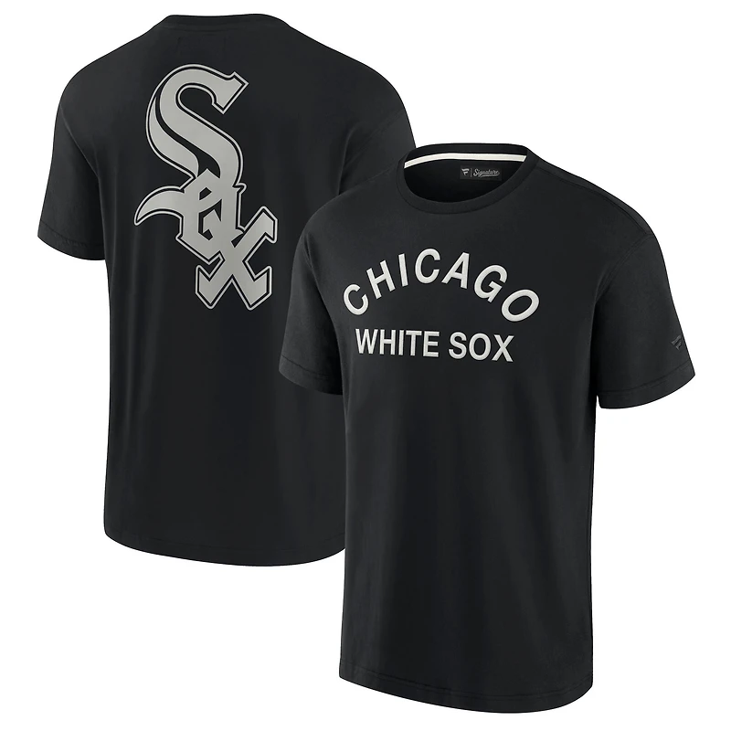 T-shirt unisexe Fanatics Black Chicago White Sox Elements super doux à manches courtes