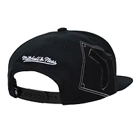 Unisex Mitchell & Ness  Black Chicago White Sox Side Logo Snapback Hat