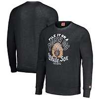 Sweat-shirt unisexe MLB x Guy Fieri's Flavortown Charcoal Chicago White Sox Tri-Blend