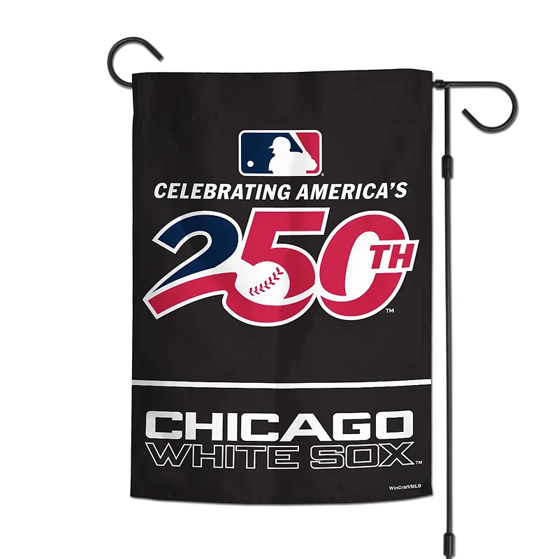 WinCraft Chicago White Sox 12" x 18" Double-Sided America 250 Garden Flag