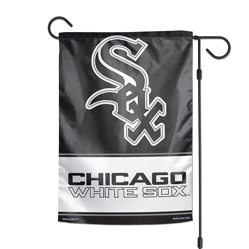WinCraft Chicago White Sox Drapeau de jardin double face 30,5 x 45,7 cm