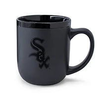 Tasse WinCraft en céramique noire ton sur ton des White Sox de Chicago (480 ml)