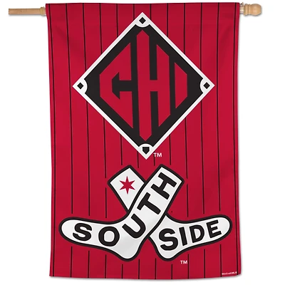 Bannière verticale simple face WinCraft Chicago White Sox 2025 City Connect 28" x 40".