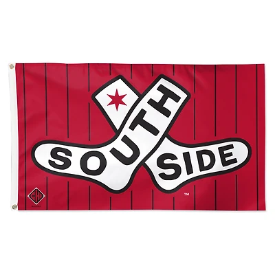 Drapeau de luxe simple face WinCraft Chicago White Sox 2025 City Connect 3' x 5'
