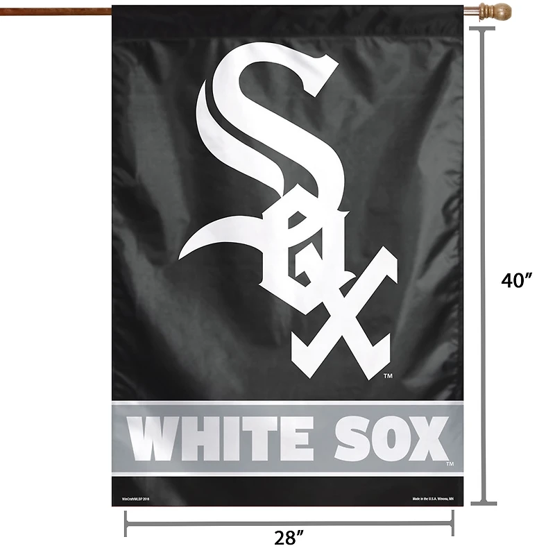 WinCraft Chicago White Sox 28" x 40" Single-Sided Vertical Banner