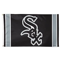 Drapeau WinCraft Chicago White Sox 3' x 5' à rayures verticales de luxe, simple face