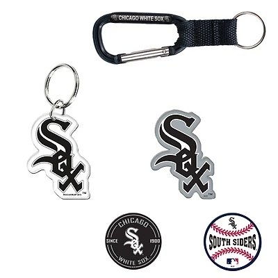 Lot de 5 porte-clés et aimants pour réfrigérateur WinCraft Chicago White Sox