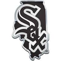 WinCraft Chicago White Sox Metallic State Shape Acrylic Auto Emblem