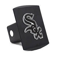 Cache-attelage WinCraft Chicago White Sox Premium en métal chromé avec logo.