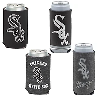 WinCraft Chicago White Sox Slim et 12 oz. Ensemble de 4 refroidisseurs de canettes