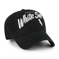 Women's '47 Black Chicago White Sox Ariana Clean Up Adjustable Hat