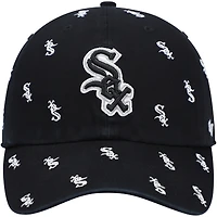 Women's '47 Black Chicago White Sox Confetti Clean Up Adjustable Hat