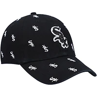 Casquette réglable '47 Black Chicago White Sox Confetti Clean Up pour femme