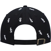 Women's '47 Black Chicago White Sox Confetti Clean Up Adjustable Hat