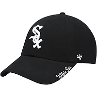Casquette ajustable pour femme « 47 Black Chicago White Sox Team Miata Clean Up »