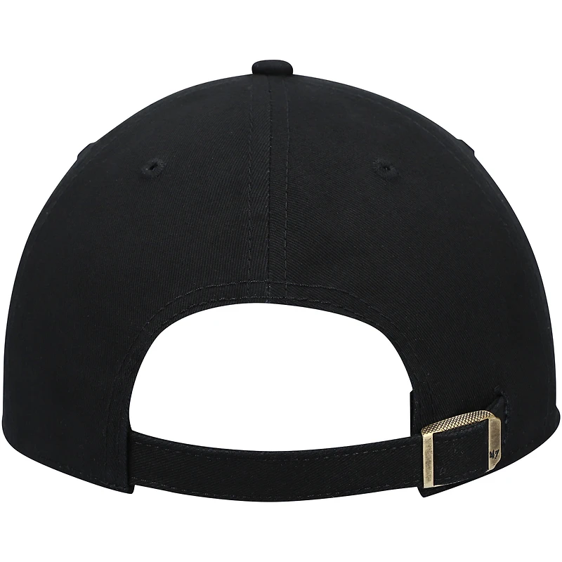 Women's '47 Black Chicago White Sox Team Miata Clean Up Adjustable Hat