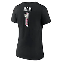 Women's Black Chicago White Sox Mother's Day Plus Best Mom Ever V-Neck T-Shirt