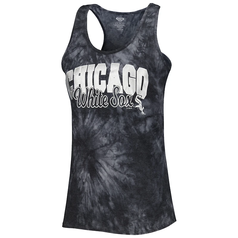 Women's Concepts Sport Charcoal Chicago White Sox Billboard Racerback Tank & Shorts Sleep Set