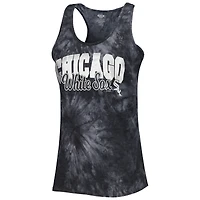 Concepts Sport Charcoal Chicago White Sox Billboard Débardeur et short à dos nageur pour femme