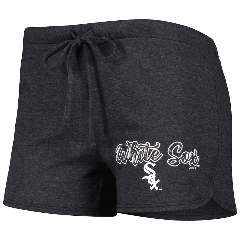 Women's Concepts Sport Charcoal Chicago White Sox Billboard Racerback Tank & Shorts Sleep Set