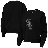 Women's DKNY Sport Black Chicago White Sox Carrie Pullover Sweatshirt