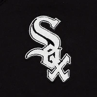 Sweat-shirt à encolure en V DKNY Sport Chicago White Sox Lily pour femme, noir