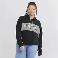 Sweat à capuche noir pour femmes Fanatics Chicago White Sox Filled Stat Sheet
